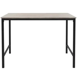 Esszimmergruppe mit 2 Bänken 3-Teilig mit Esstisch Sonoma-Eiche Stahlgestell ML-Design