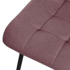 Esszimmerstühle 4er Set Altorsa Küchenstuhl mit Polyesterbezug und Stahlbeinen ML-Design