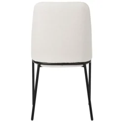 Esszimmerstühle 4er Set Beige mit Rückenlehne, Polsterstühle für Esszimmer & Küche ML-Design
