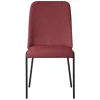 Esszimmerstühle 2er Set Rot mit Rückenlehne, Polsterstühle für Esszimmer & Küche ML-Design