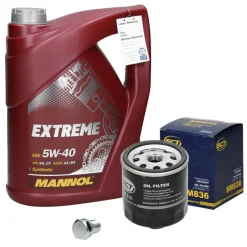 Filterset mit 5L Mannol Extreme 5W-40 VAG