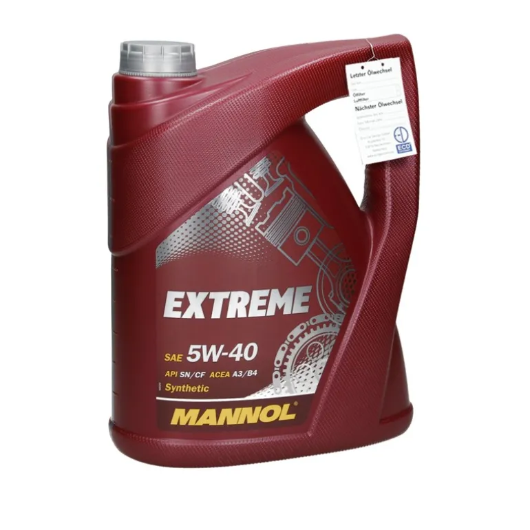 Filterset mit 5L Mannol Extreme 5W-40 VAG