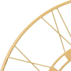 Große Wanduhr Ø 85 cm Altgold aus Eisen mit römischen Ziffern WOMO-Design