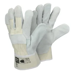 Handschuhe Rindspaltleder Natur 1 Paar L