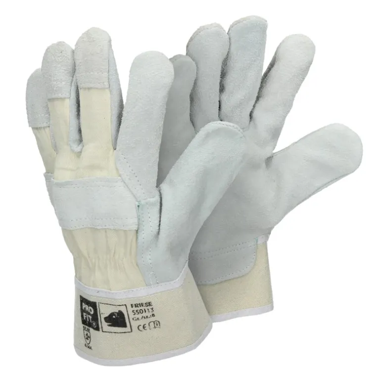 Handschuhe Rindspaltleder Natur 1 Paar L