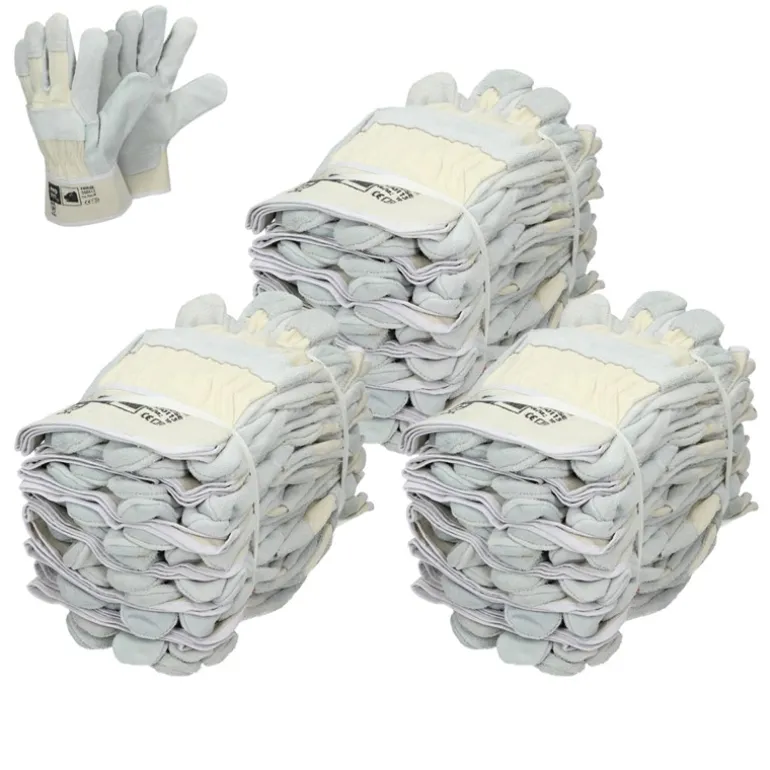 Handschuhe Rindspaltleder Natur 36 Paar L