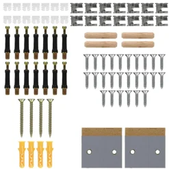 Heizkörperverkleidung 112x19x82 cm Landhaus Grau aus MDF ML-Design