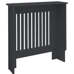 Heizkörperverkleidung 78x19x82 cm Landhaus Anthrazit aus MDF ML-Design