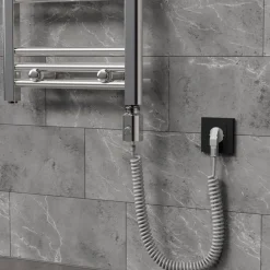 Heizstab 600W Chrome mit Thermostat für Badheizkörper LuxeBath