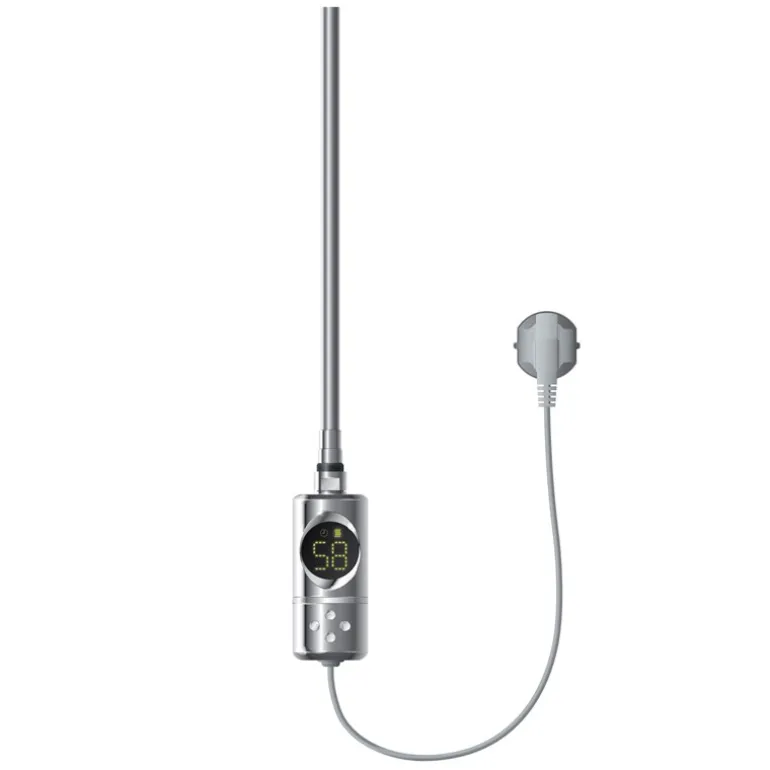 Heizstab 900W Chrome mit Thermostat und LCD Bildschirm LuxeBath