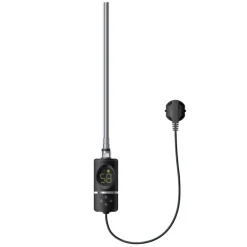 Heizstab 300W Schwarz mit Thermostat und LCD Bildschirm LuxeBath