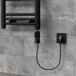Heizstab 900W Schwarz mit Thermostat und LCD Bildschirm LuxeBath