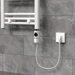 Heizstab 900W Weiß mit Thermostat und LCD Bildschirm LuxeBath