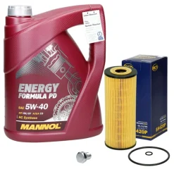 Inspektionspaket mit 5L Mannol Formula PD 5W-40 VAG