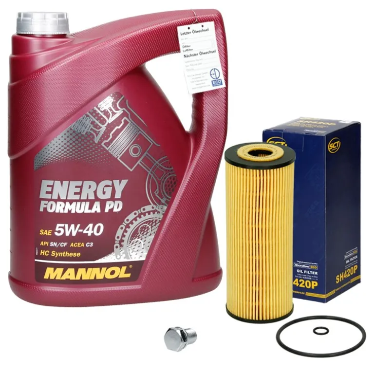 Inspektionspaket mit 5L Mannol Formula PD 5W-40 VAG