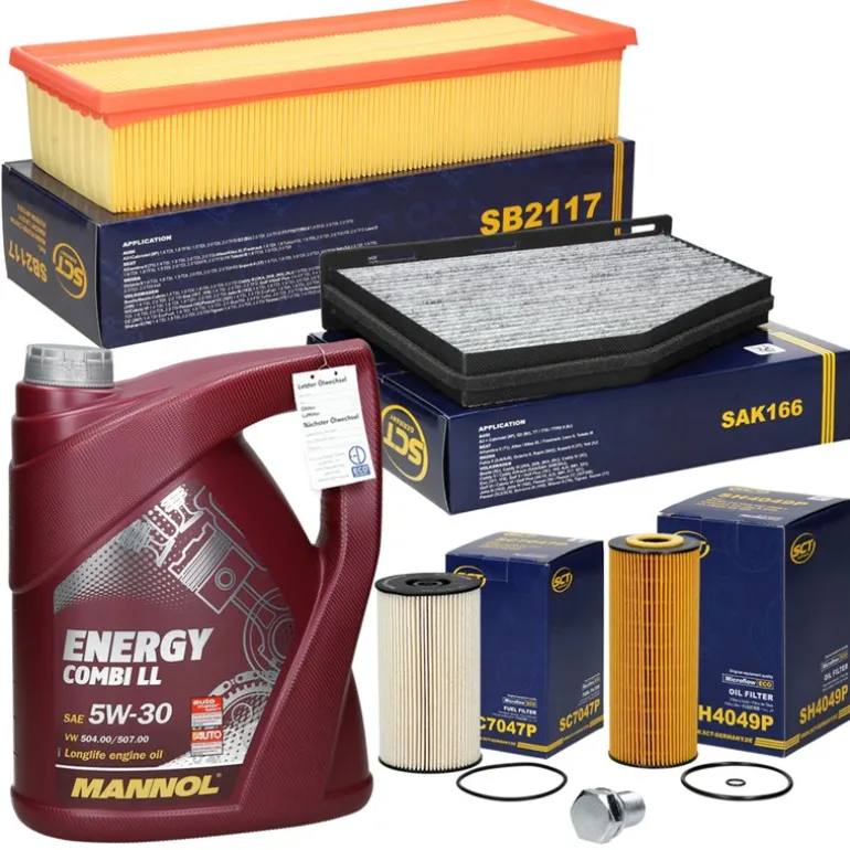 Inspektionspaket VAG mit Energy Combi 5W-30 5 l
