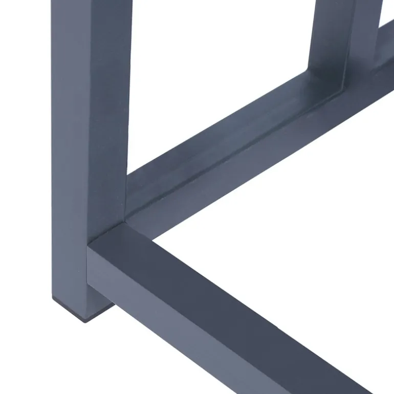 Kaminholzregal mit Abdeckung 143x70x145 cm Anthrazit aus Stahl ML-Design