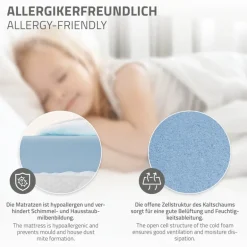 Kinderbett Hausbett 80x160 cm Weiß aus Kiefernholz inkl. Matratze H-10cm Rausfallschutz Dach und Lattenrost ML-Design