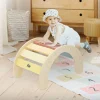 Kletterbogen für Kinder 74x41x38,5 cm Mehrfarbig aus Holz Joyz