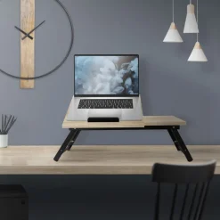 Laptoptisch fürs Bett oder Sofa Eiche aus Holz ML-Design