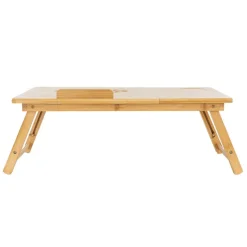 Laptoptisch klappbar Braun aus Holz ML-Design