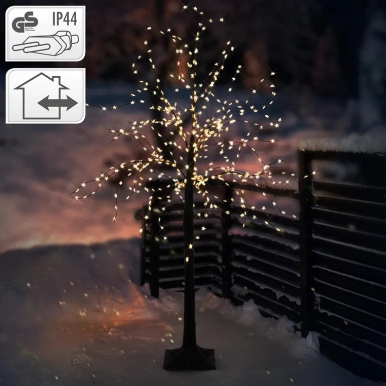 LED-Baum 120cm mit 480 warmweißen LEDs Künstlicher Weihnachtsbaum mit Lichterkette