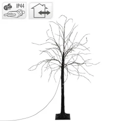 LED-Baum 120cm mit 480 warmweißen LEDs Künstlicher Weihnachtsbaum mit Lichterkette
