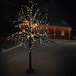 LED-Baum 120cm mit 480 warmweißen LEDs Künstlicher Weihnachtsbaum mit Lichterkette