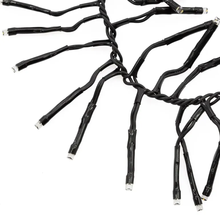 LED Büschel Lichterkette 11 m mit 1512 LEDs Warmweiß IP44