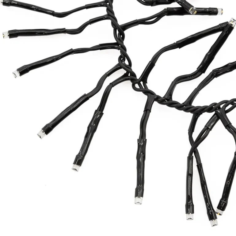 LED Büschel Lichterkette 14,5 m mit 2016 LEDs Warmweiß IP44