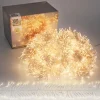 LED Büschel Lichterkette 22 m mit 3000 LEDs Warmweiß IP44