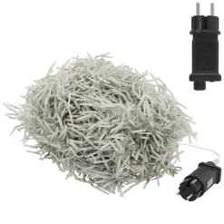 LED Büschel Lichterkette 22 m mit 3000 LEDs Warmweiß IP44