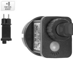 LED Büschel Lichterkette 22 m mit 3000 LEDs Warmweiß IP44