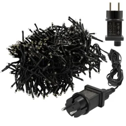 LED Büschel Lichterkette 4,2 m mit 576 LEDs Warmweiß IP44
