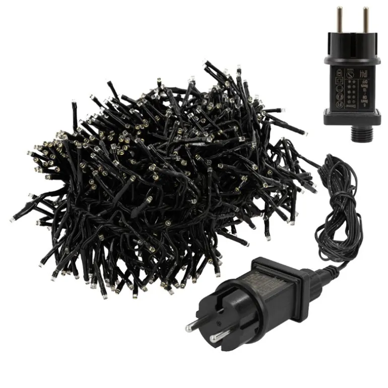 LED Clusterlichterkette 8,5m warmweiß mit 1152 LEDs
