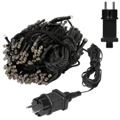 LED Lichterkette Fahnenmastbeleuchtung 208 cm Warmweiß mit 192 LED