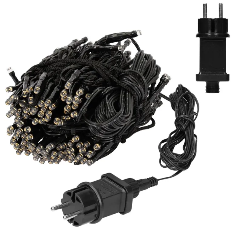 LED Lichterkette Fahnenmastbeleuchtung 208 cm Warmweiß mit 192 LED