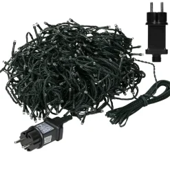 LED Lichterkette 18 m mit 240 LEDs Warmweiß IP44