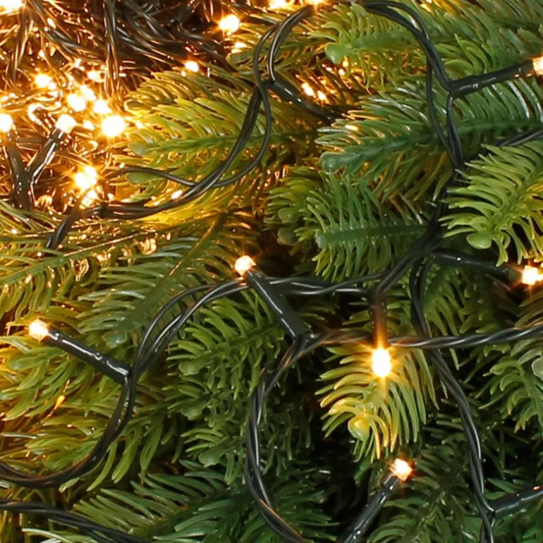 LED Lichterkette 18 m mit 240 LEDs Warmweiß IP44