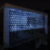 LED Lichternetz 200 cm mit 160 LEDs Kaltweiß IP44