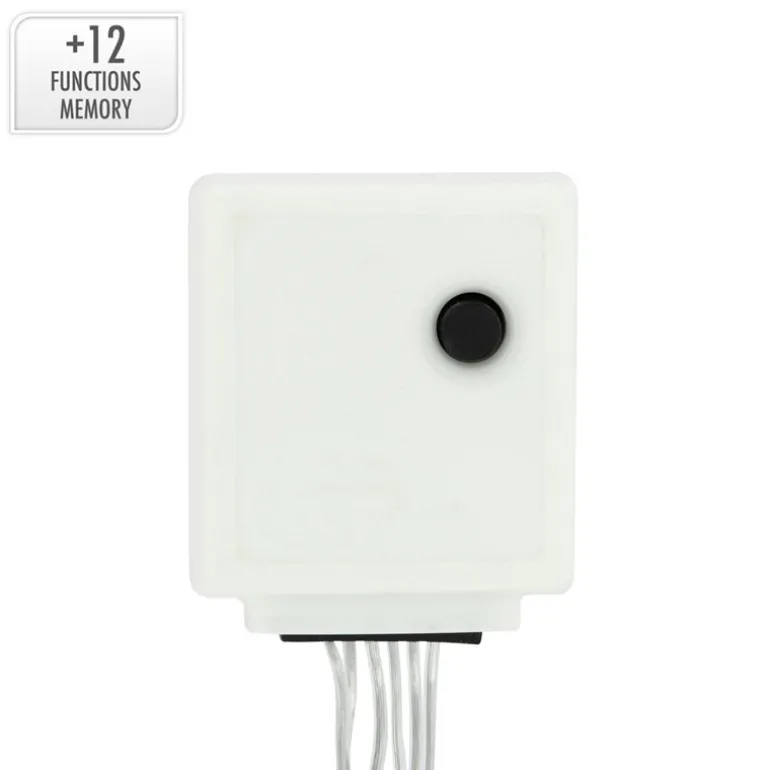 LED Lichtervorhang 2m Kaltweiß mit 240 LED aus PVC