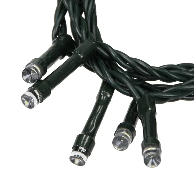 LED Lichtervorhang 3 m mit 90 LEDs Warmweiß IP44