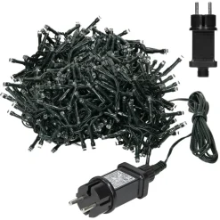 LED Lichtvorhang 12m warmweiß mit 360 LEDs aus PVC