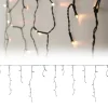 LED Lichtvorhang 6m Warmweiß mit 180 LEDs aus PVC