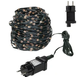 LED Micro Cluster Lichterkette 24 m mit 800 warmweißen LEDs und 8 Funktionen