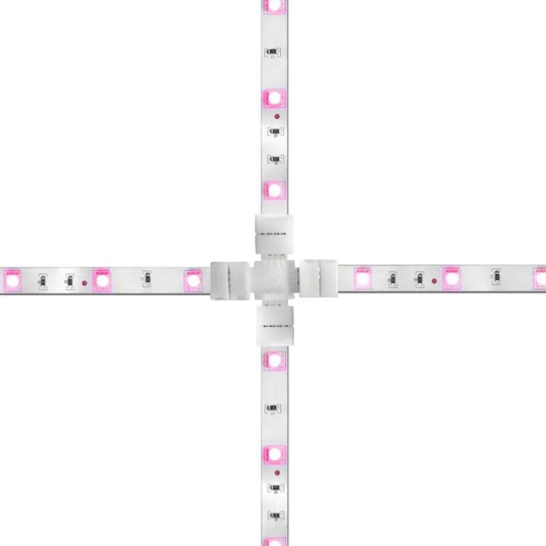 LED-Streifenverbinder Kreuz Form für RGB-Streifen