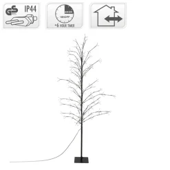 LED Weihnachtsdeko Baum 180 cm mit 480 warmweißen LEDs