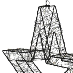 LED Weihnachtsstern 38 cm mit 500 extra-warmweißen LEDs und Timer für Innen und Außen IP44 Spritzwassergeschützt