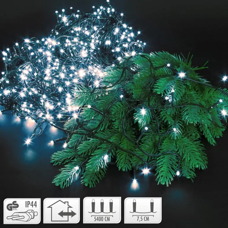 Lichterkette LED mit 720 LEDs Kaltweiß