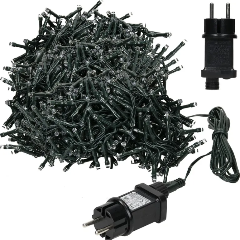 Lichterkette LED 36m Weiß 1800 LED Birnen